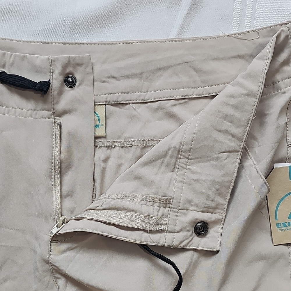 Breezy Excursion Women's Tan Bermudas - Picture 4 of 8